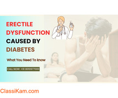 Do all men with type 1 diabetes have ED? Call 8010977000