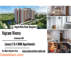 Vajram Vivera - 3 & 4 BHK Luxury Apartments on Kogilu Main Road