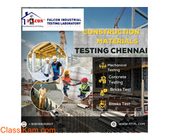 Construction materials testing Chennai