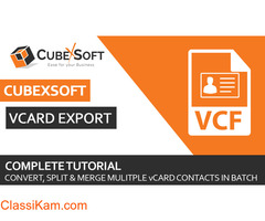CubexSoft vCard to PST Converter