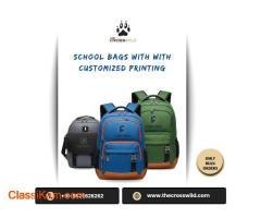 School Bag Manufacturer in Jodhpur with Customized Printing