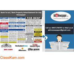 Find Rental Property Ad rates for Delhi