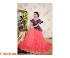 Shop Blue Pink Skirt Top Set for Women